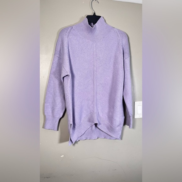 Anthropologie Lilac Crystal
Tunic Purple Mock Neck Sweater - Picture 6 of 9